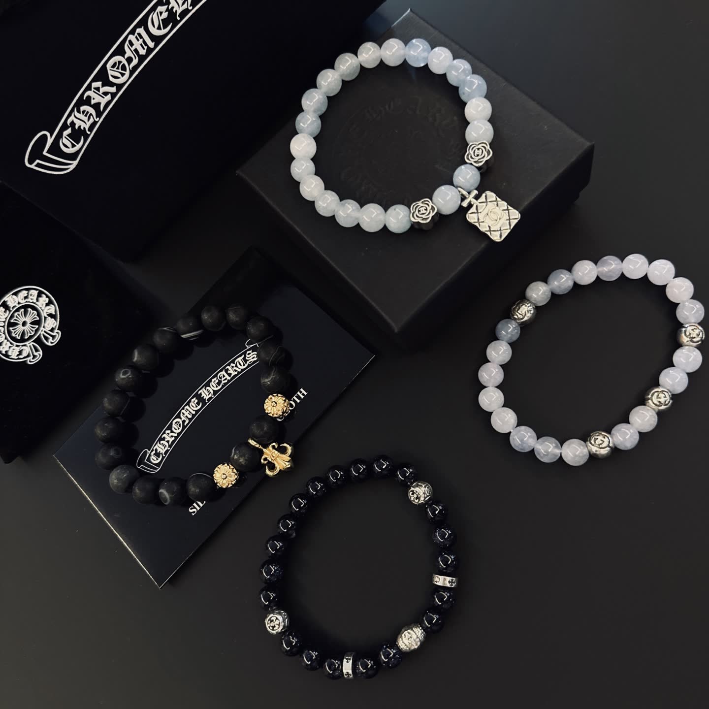 Chrome Hearts Beaded Bracelets Set